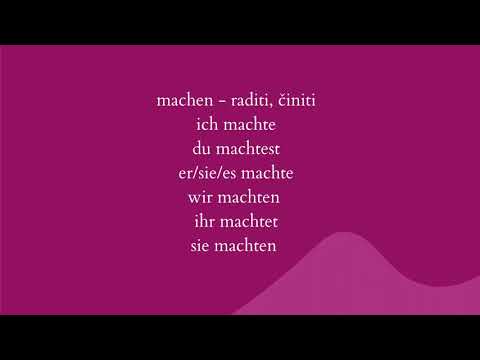 Lekcija 9 Das Präteritum - Naučimo nemački imperfekat vrlo jednostavno uz easylinguist
