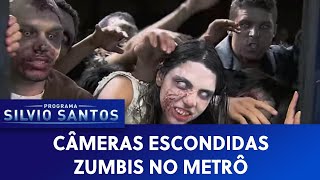 Zumbis No Metrô - Câmera Escondida SBT [Subway Zombie Prank]