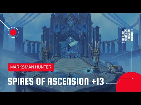 World of Warcraft: Shadowlands | Mythic Spires of Ascension +13 | MM Hunter (Season 2)