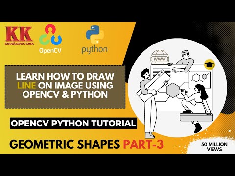 Draw Line Using Opencv Opencv Python Draw Line Opencv Full Python Tutorial Knowledgekida