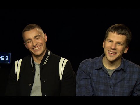 , title : 'PART ONE - Jesse Eisenberg addresses Dave Franco’s biggest fear ’Now You See Me 2’ interview'