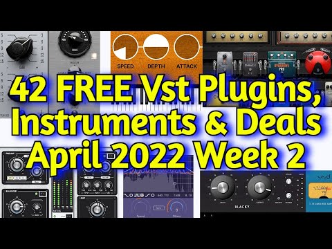 42 Best New FREE VST PLUGINS, Vst Instruments, SAMPLE PACKS & Huge Deals - APRIL 2022 Week 2