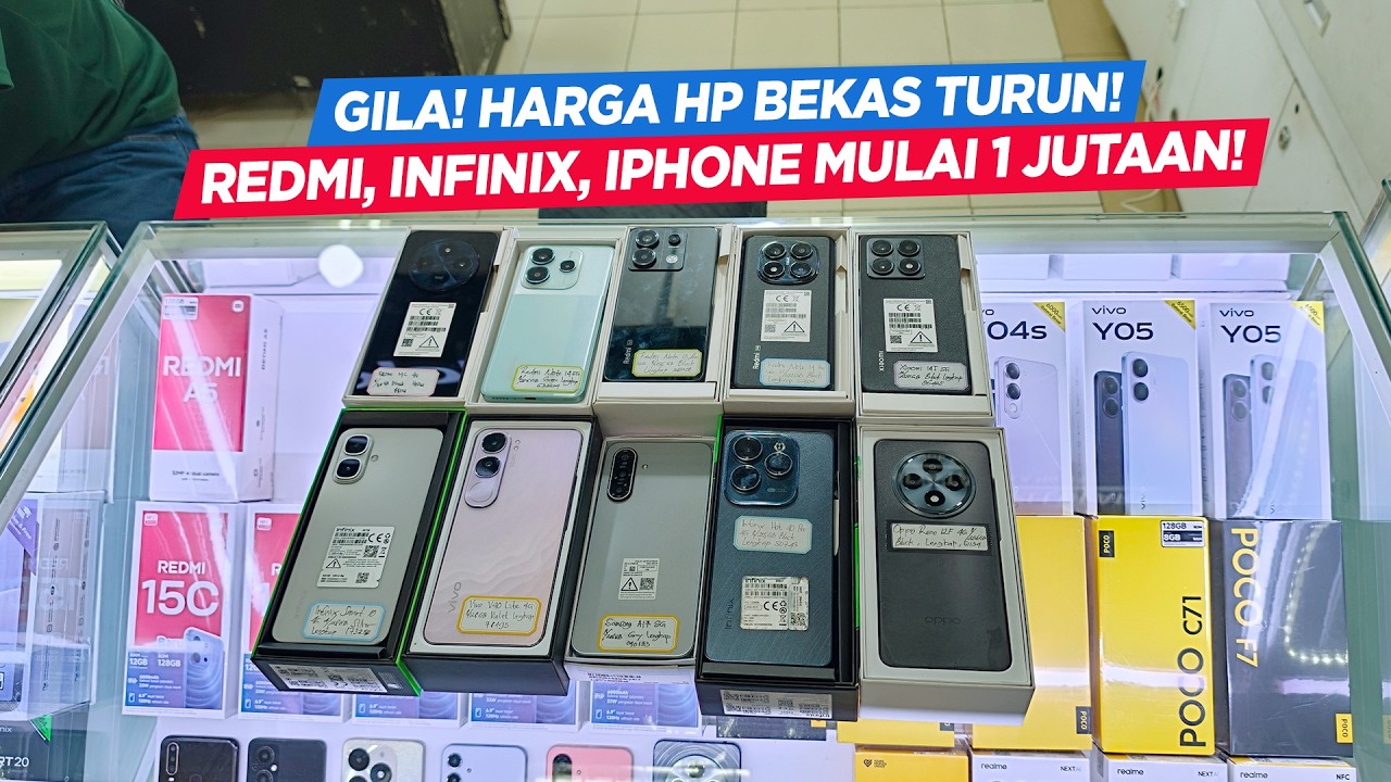 Cek Pasar Offline! Hp Bekas Murah di ITC Depok! Redmi, Infinix, iPhone Mulai 1 Jutaan! #MarZoom 367