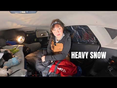 Overnight in My Car during a Snowstorm 