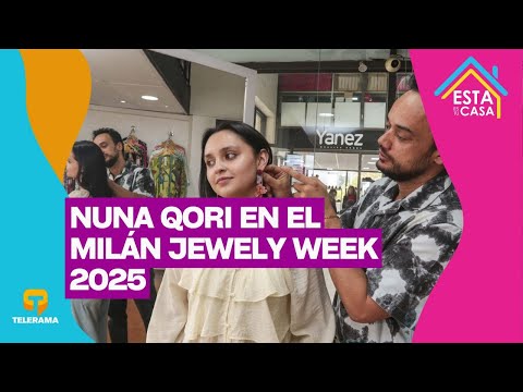 Nuna Qori en el Milán Jewely Week 2025