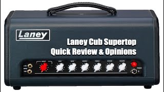 Video thumbnail for Laney Cub SUPERTOP by GuitarStuff