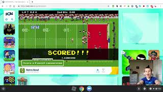 Poki's retro bowl football day 1.