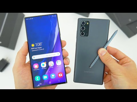 Samsung Note 20 & Note 20 Ultra Dual Unboxing & Comparison! (Mystic Gray & Mystic Black)