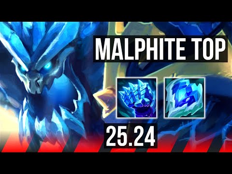 MALPHITE vs RENEKTON (TOP) | Good KDA: 12/1/3 | NA Grandmaster | 25.24