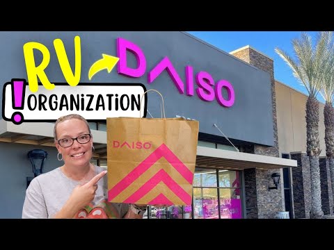Rv Organization Ideas From DAISO! | Full-time rv living