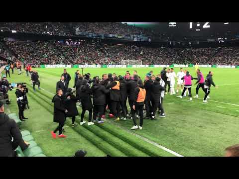 Драка на матче Краснодар - Зенит 20 апреля 2019 г.