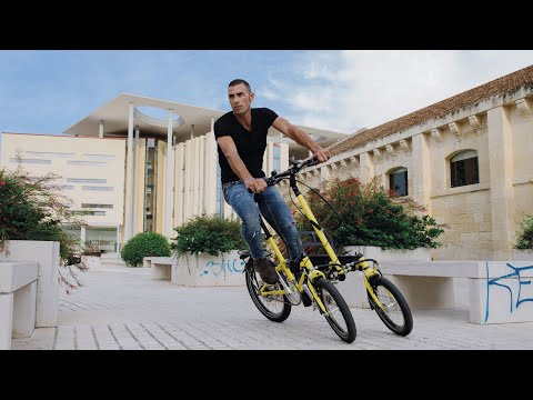 TRIS BIKE : the tilting electric bike with three wheels from Italy