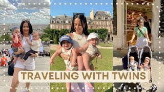 How I Travel With My Twins | plane travel tips and hacks, what to pack, having a positive attitude