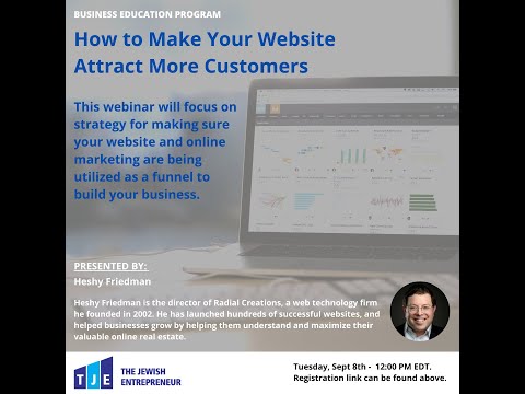 How to make your website attract more customers by Heshy Friedman