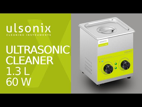 video - Ultrasonic Cleaner - 1.3 L - 60 W