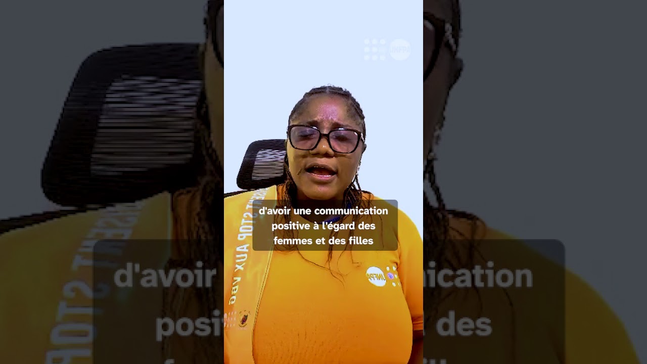 “Une communication positive à l’égard des femmes et des filles.” Ekounda Jacquy