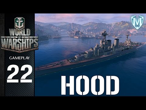 World Of Warships - Hood - Gameplay #22 - Pierwsze spojrzenie