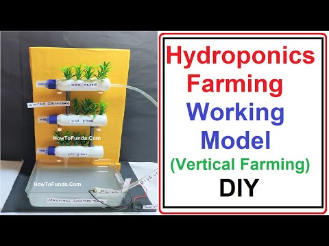 solar powered hydroponics irrigation system working model for science exhibition howtofunda