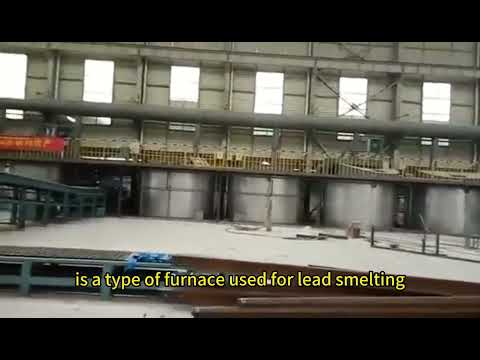 lead ingot casting machine with lead refining furnace
