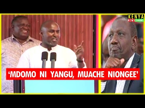 Listen what Junet Mohamed told Ruto face to face today in Taita Taveta