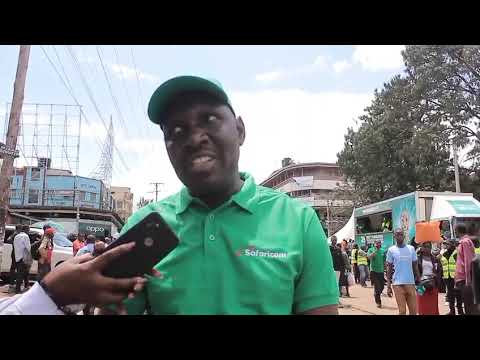 SAFARICOM @25 IN KISII TOWN, WELCOME OVER AND WIN GIFTS 