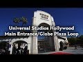 Universal Studios Hollywood Main Entrance Globe Plaza Area Loop
