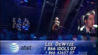 Lee DeWyze - You're Still the One - HQ - Top 6