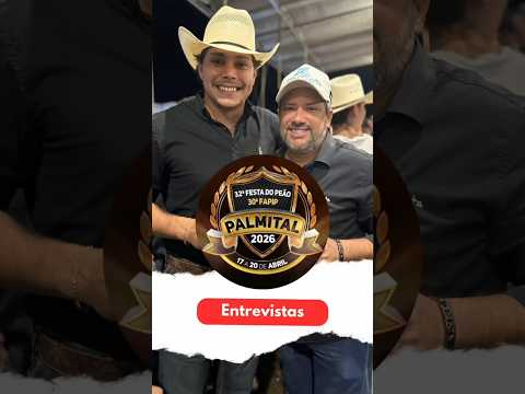 32ª FESTA DO PEÃO - PALMITAL-SP | ENTREVISTA COM O JOÃO VITOR MASIERO.