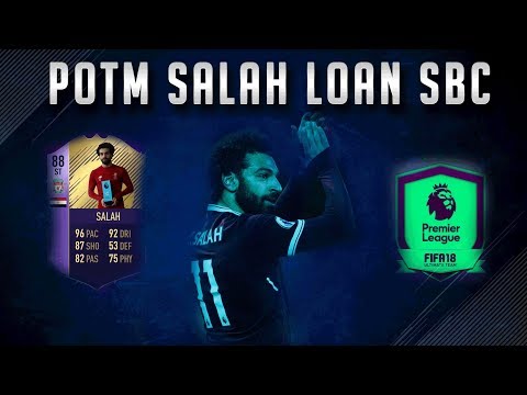 FIFA18 - POTM SALAH SBC (LOAN) COMPLETED - CHEAPEST WAY!!