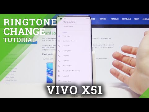 How to Change Ringtone in VIVO X51 5G ?