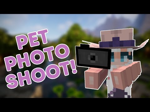 EPIC Pet Photo Shoot in Minecraft! Shenanigans with JD 🐾
