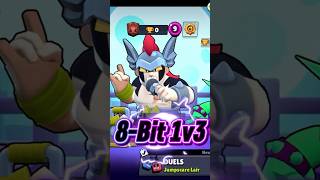 8-Bit 1v3 in duels #brawlstars #challenge #fyp