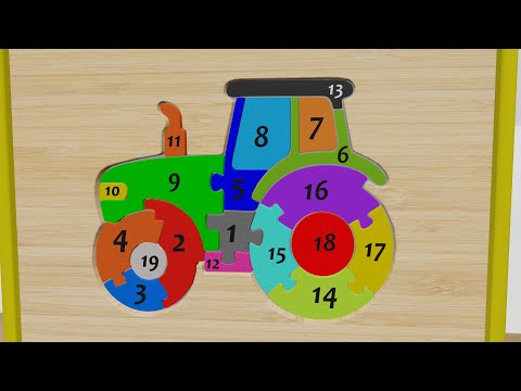 #Kids Learn to Count, Shapes & Colors Educational Videos For Toddlers   Animated Farm full of Colors