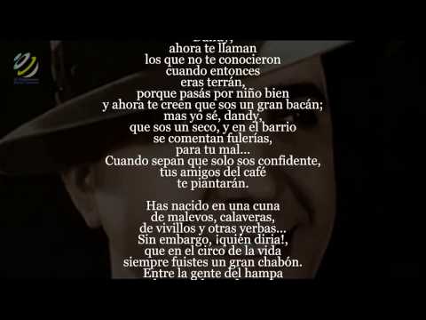 Carlos Gardel - "Dandy" (Letra - Lyrics)