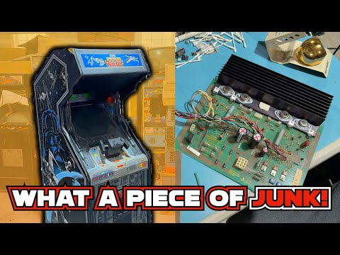 Atari Star Wars arcade repair part 1 🤩 How to rebuild an Amplifone vector monitor deflection board!