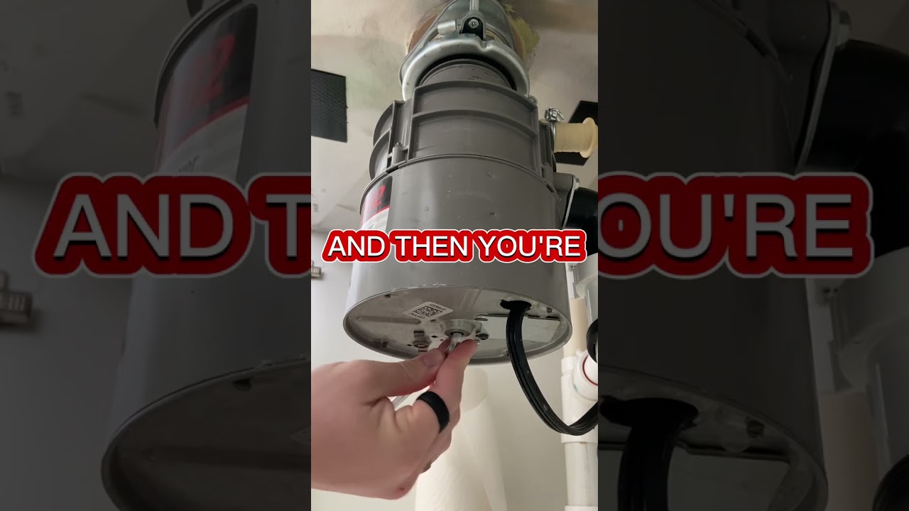 HOW TO UNCLOG YOUR DISPOSAL