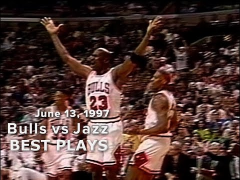1997 Finals Bulls vs Jazz game 6 highlights