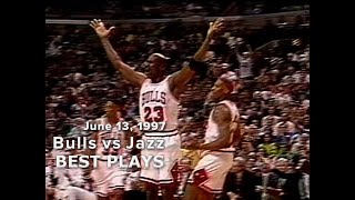 1997 Finals Bulls vs Jazz game 6 highlights