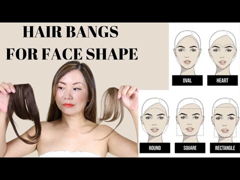Best Hair bangs (or not) according to YOUR face shape!