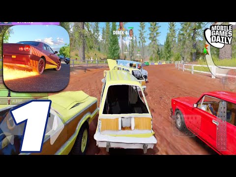DERBY MADNESS - Action Packed Real Crash Race - Mobile Gameplay (iOS, Android)