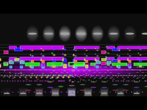 Stravinsky, Rite of Spring (complete), animated graphical score