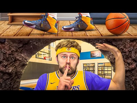 We Built a Secret Basketball Court in Our House!