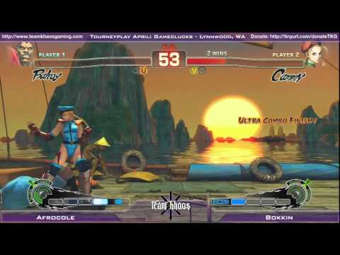 Tourneyplay April SSF4 Singles Top 8 - Afrocole (BOX) vs Bokkin (CAM) - Losers Semi-Finals