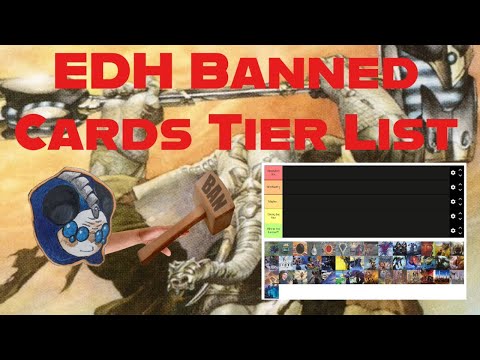 EDH Banned Cards Tier List | Ranking Every Banned Card in Commander #mtg