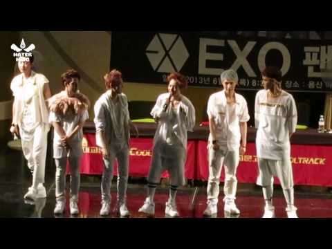 130613 EXO Yongsan Fansigning TALK②