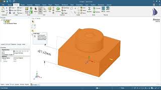 Scaling up a model using Ansys SpaceClaim