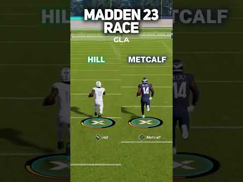 Tyreek Hill vs. DK Metcalf - Madden 23 Race