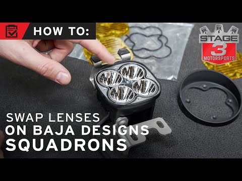 How to Swap Lenses on Baja Designs Squadron LED Lights