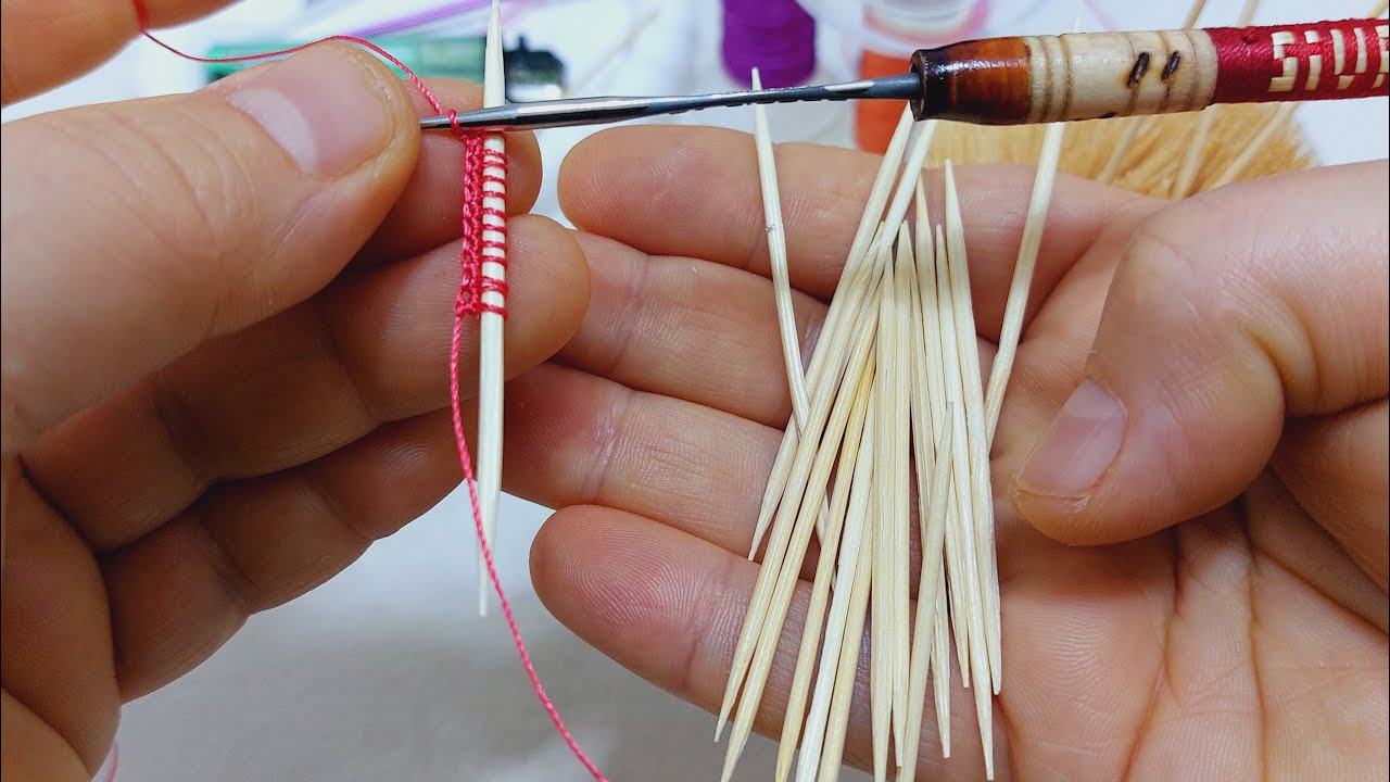 Her şeyin bir oluru vardır kürdan ile küçük mercimek tığ oyası