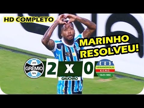GRÊMIO 2 X 0 VERANÓPOLIS - MELHORES MOMENTOS HD COMPLETO ►MARINHO RESOLVEU◄ GAUCHÃO 2019